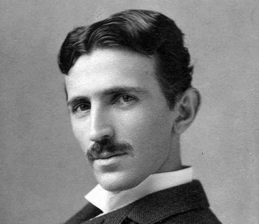 Portrait of Nikola Tesla